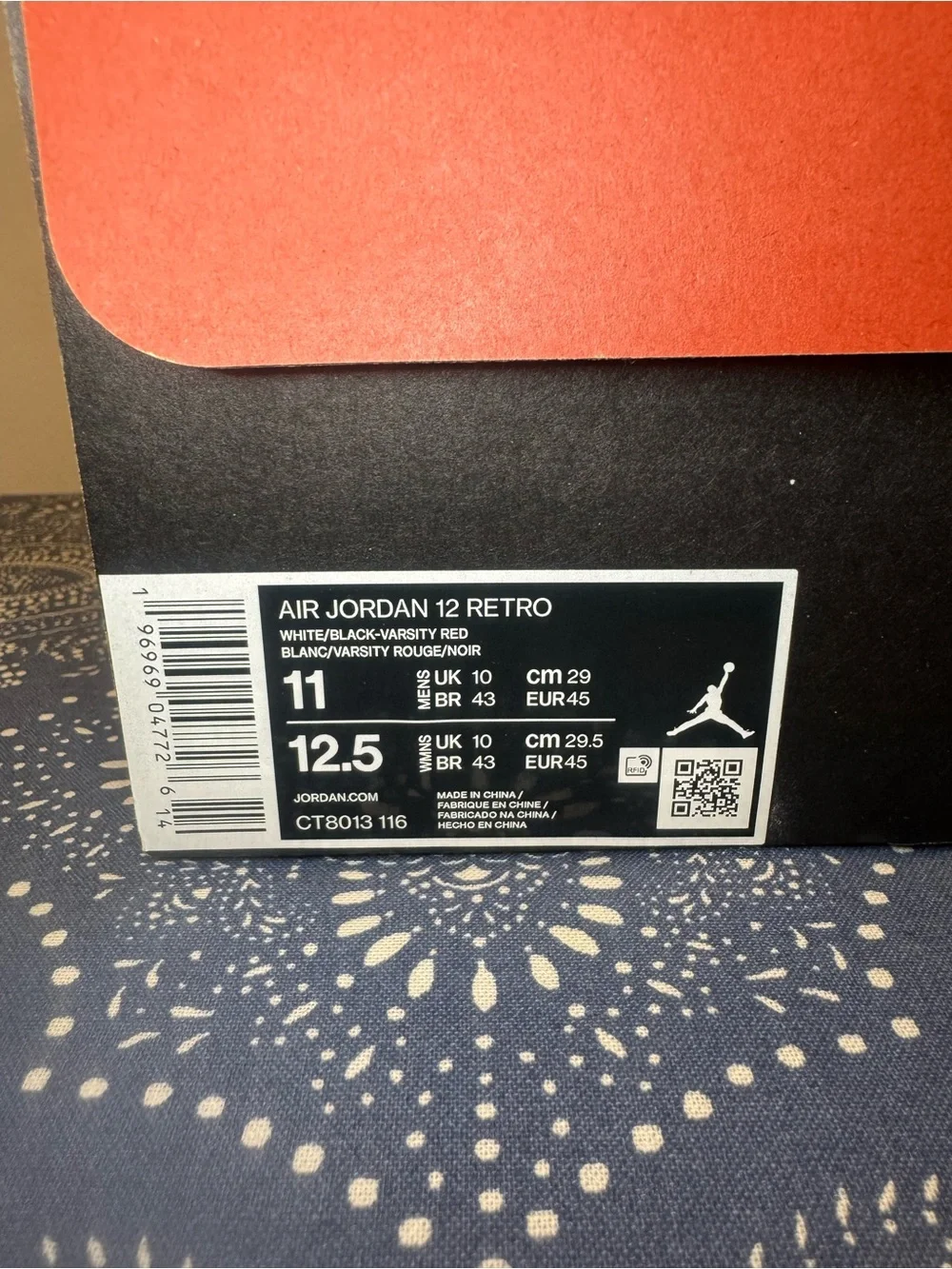 Jordan 12 “Cherry” (2023)